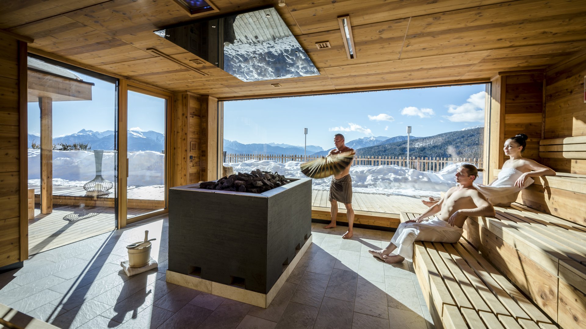 Sauna in Südtirol? Tratterhof!